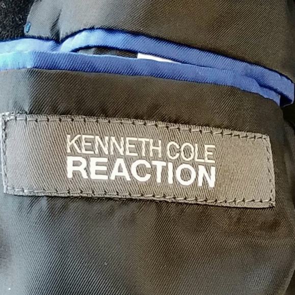 KENNETH COLE REACTION Black Velvet Sport Coat S - Picture 4 of 6